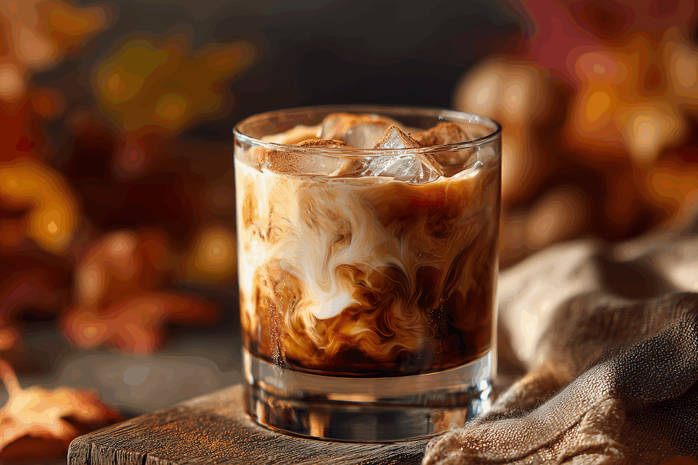 cocktails and movies White Pumpkin Spice Mocktail