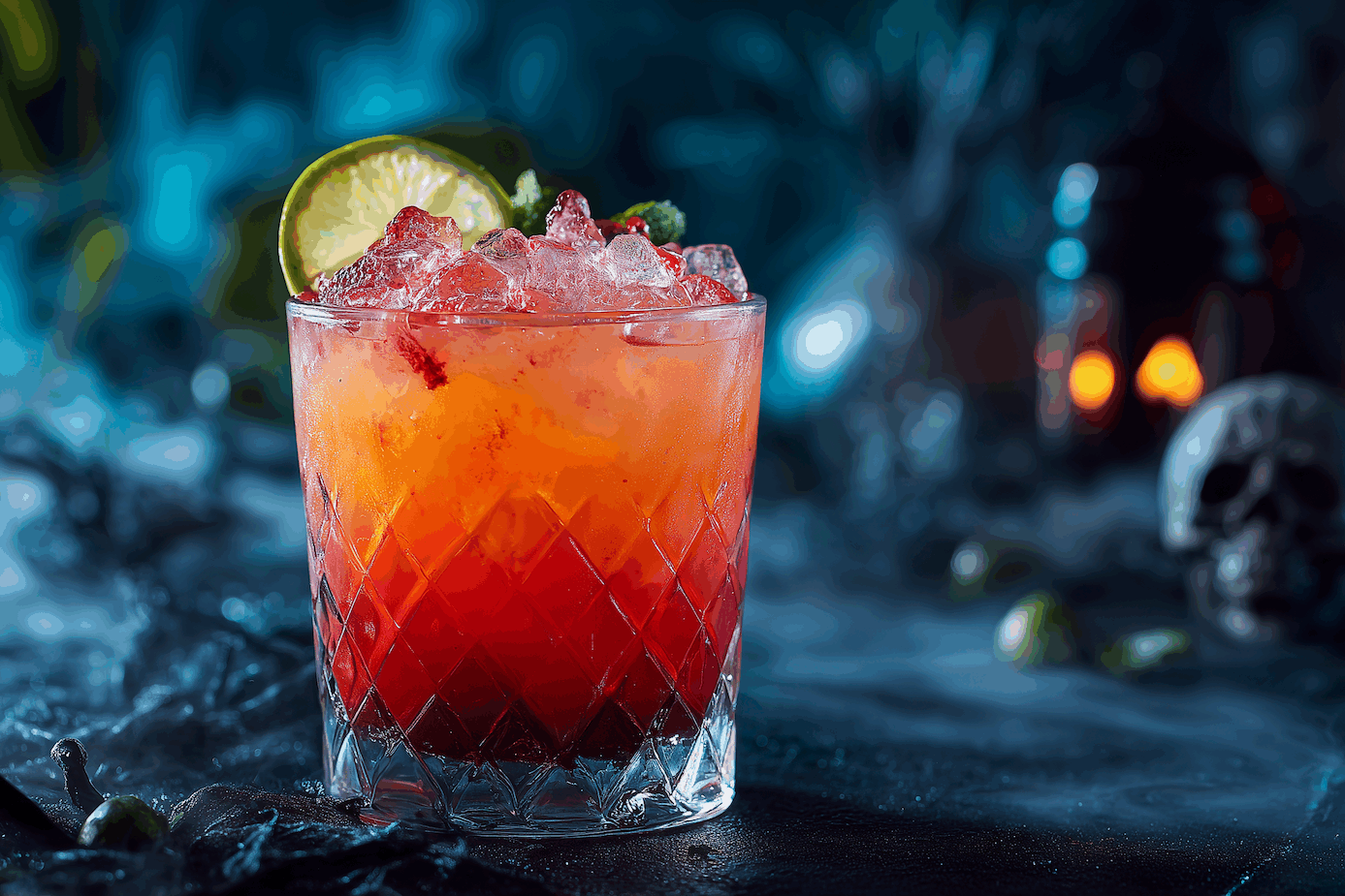 cocktails and movies Ghostface Mocktail sour