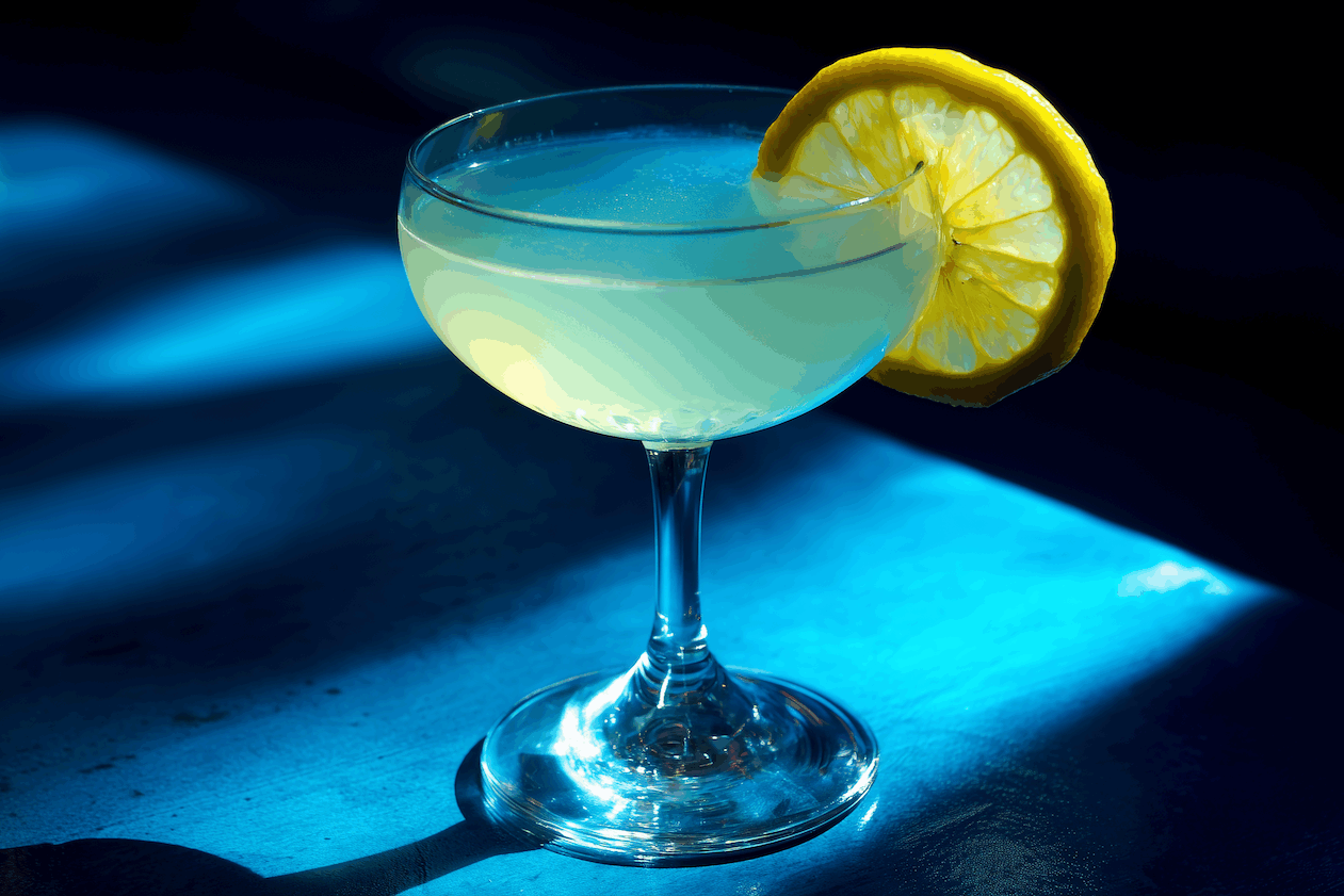 cocktails and movies Void Signal Martini Cocktail