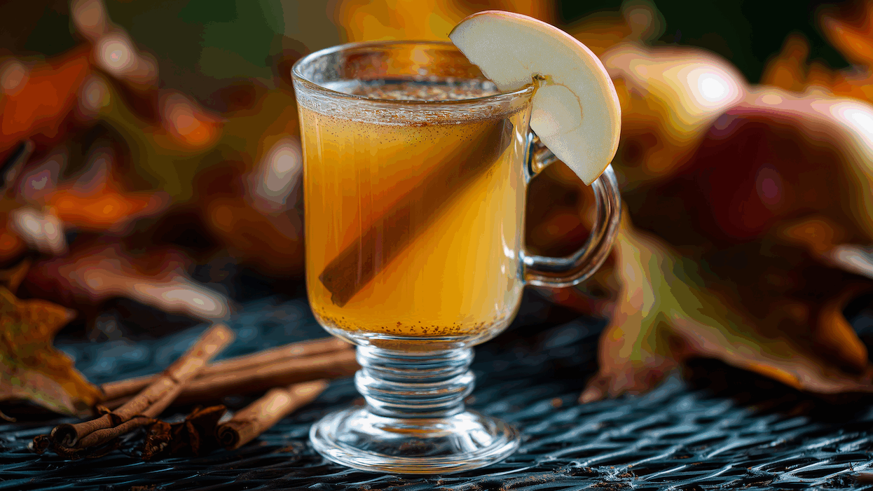 Autumn orchard mocktail cocktails and movies