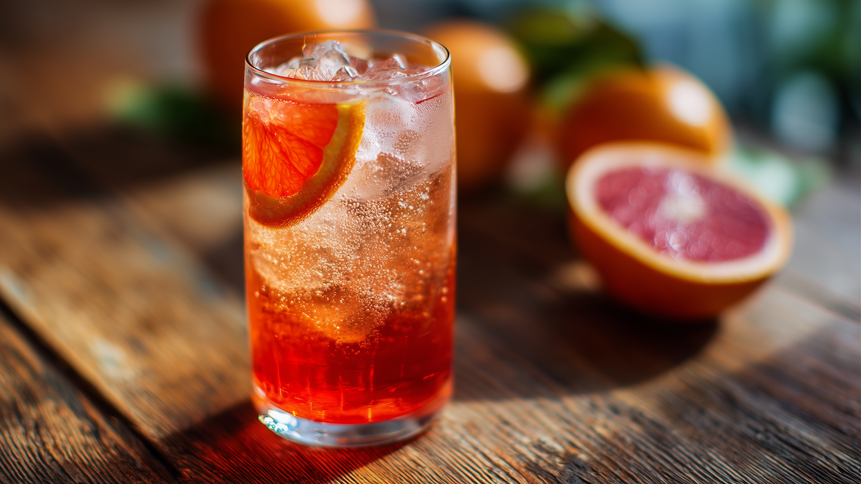 Backyard Glow up Spritz cocktailsandmovies.com