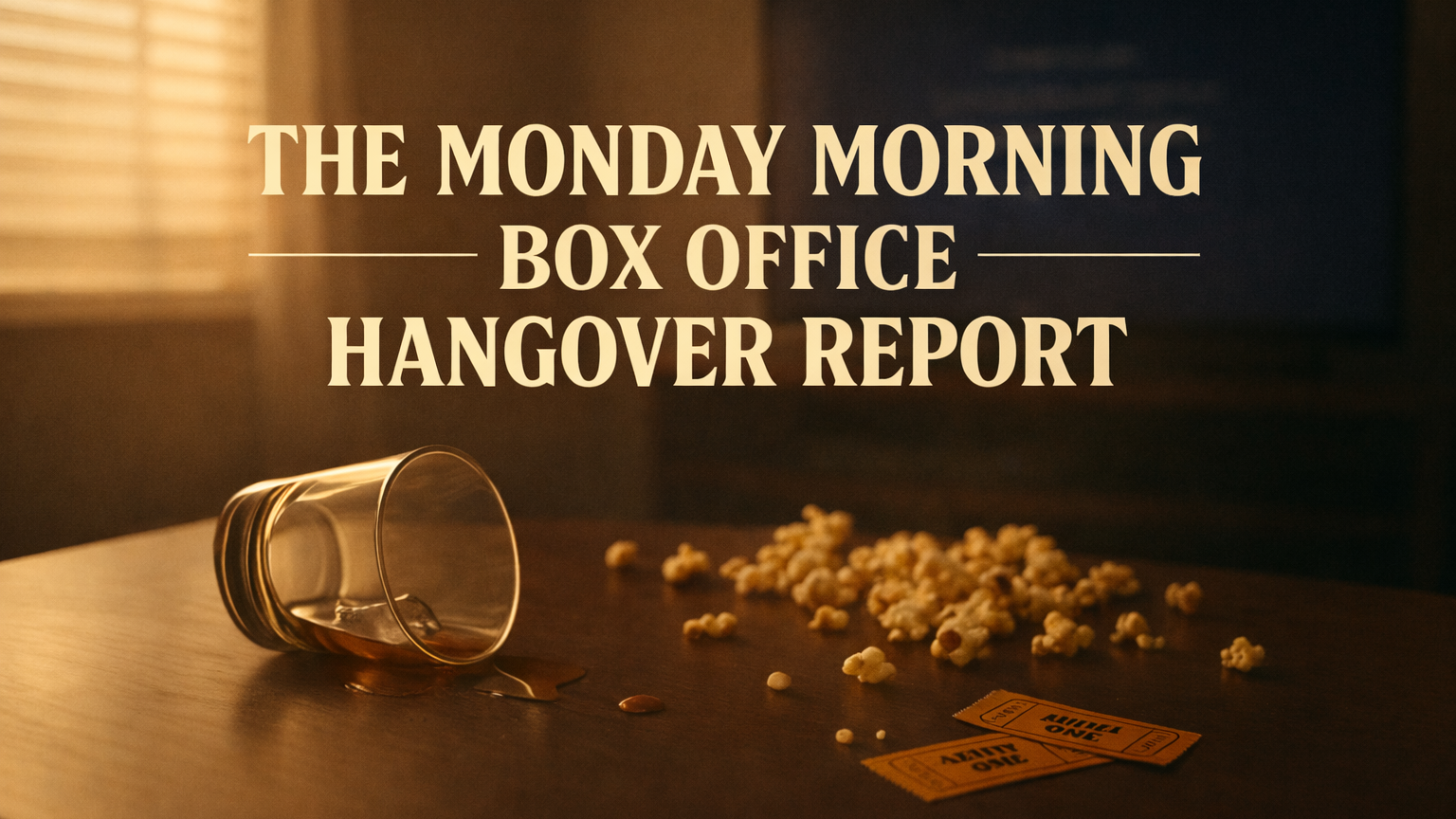 Monday Morning Box Office Hangover Report cocktails and movies