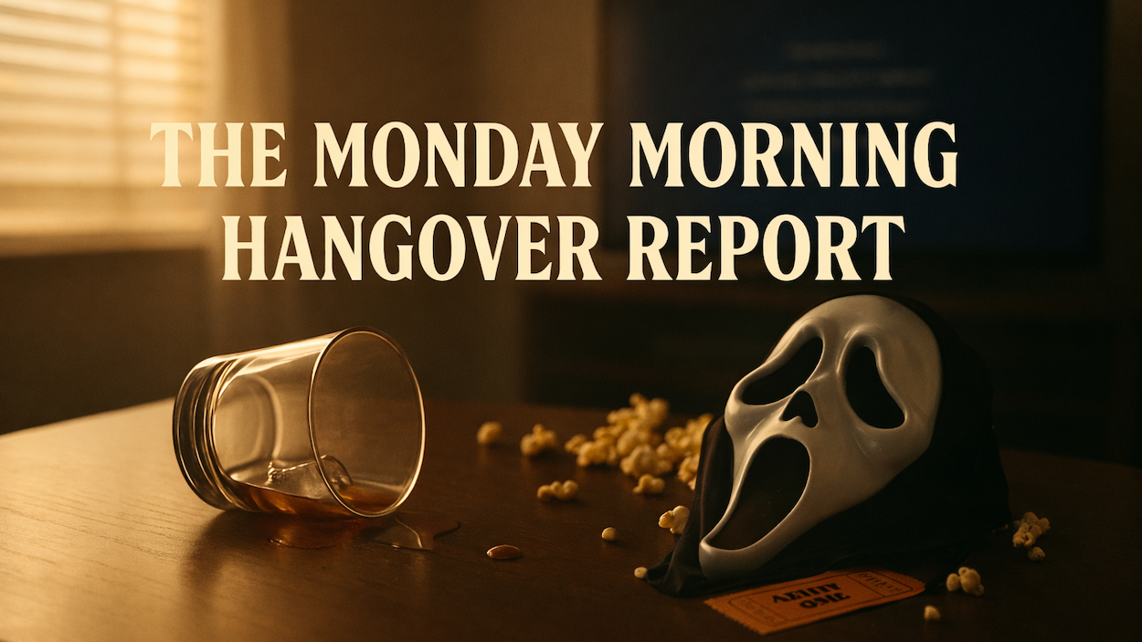 Monday Morning Hangover Report march 2nd, 2026 cocktails and movies