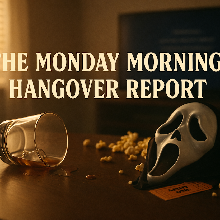 Monday Morning Hangover Report march 2nd, 2026 cocktails and movies