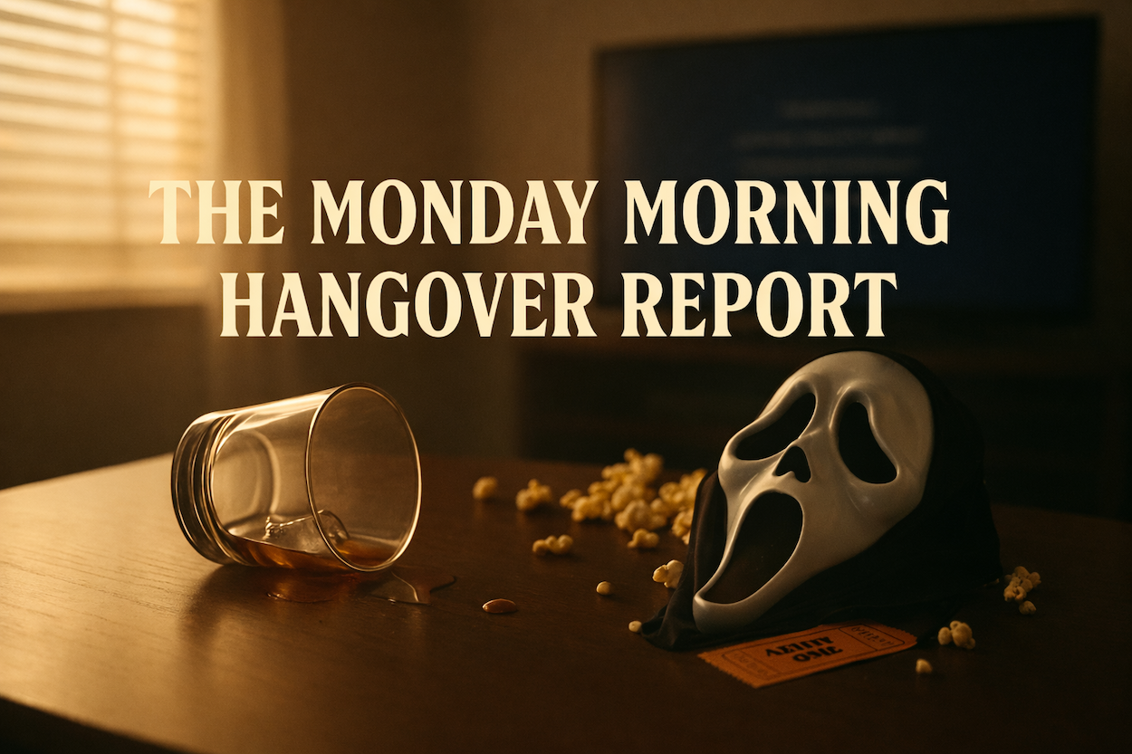 Monday Morning Hangover Report march 2nd, 2026 cocktails and movies