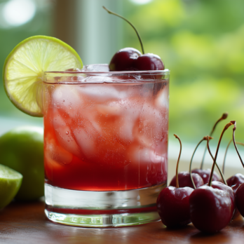 Cherry Ledger Mocktail cocktails and movies