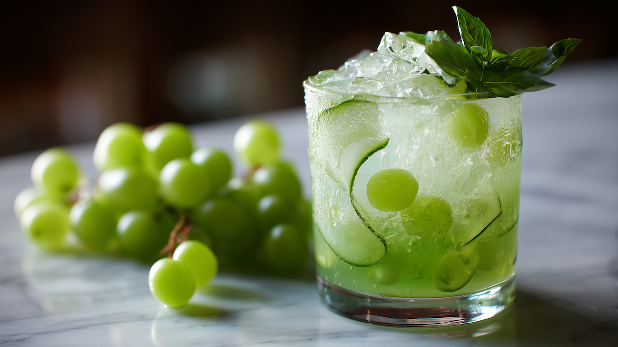 green fizz mocktail cocktails and movies