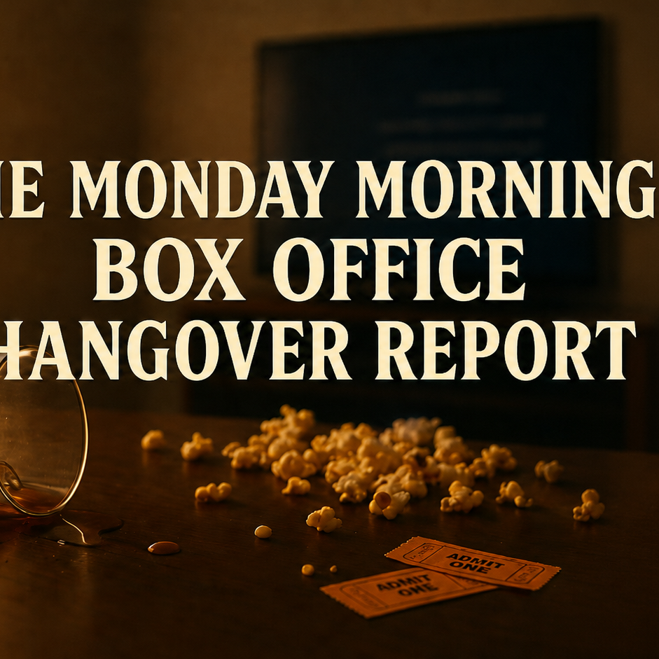 Monday Morning Box Office Hangover Report main cocktails and movies