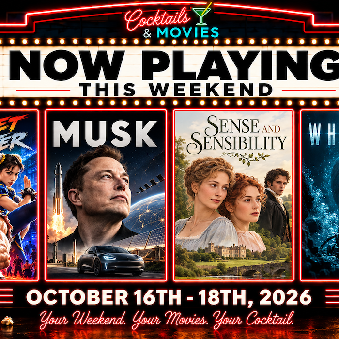 weekend pourcast oct 16th, 2026 cocktails and movies
