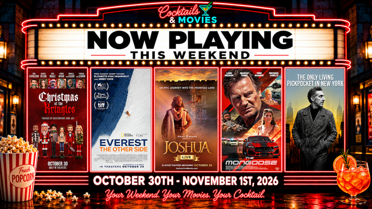 weekend pourcast oct 30 2026 cocktails and movies